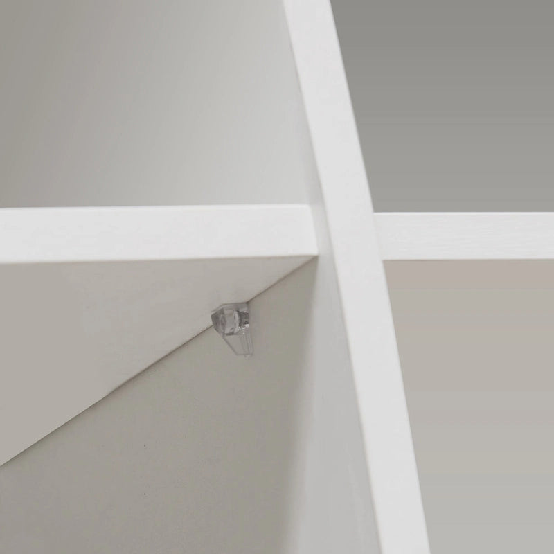 Armário aparador de arrumação com 3 portas e luzes LED – Preto de alto brilho