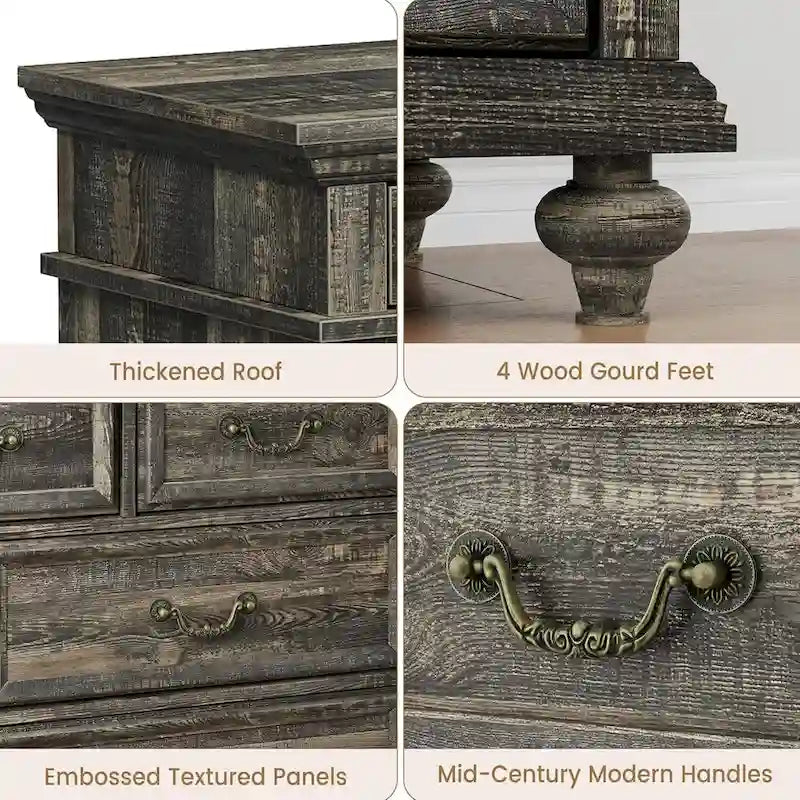 9-Drawer Dresser for Bedroom and Living Room