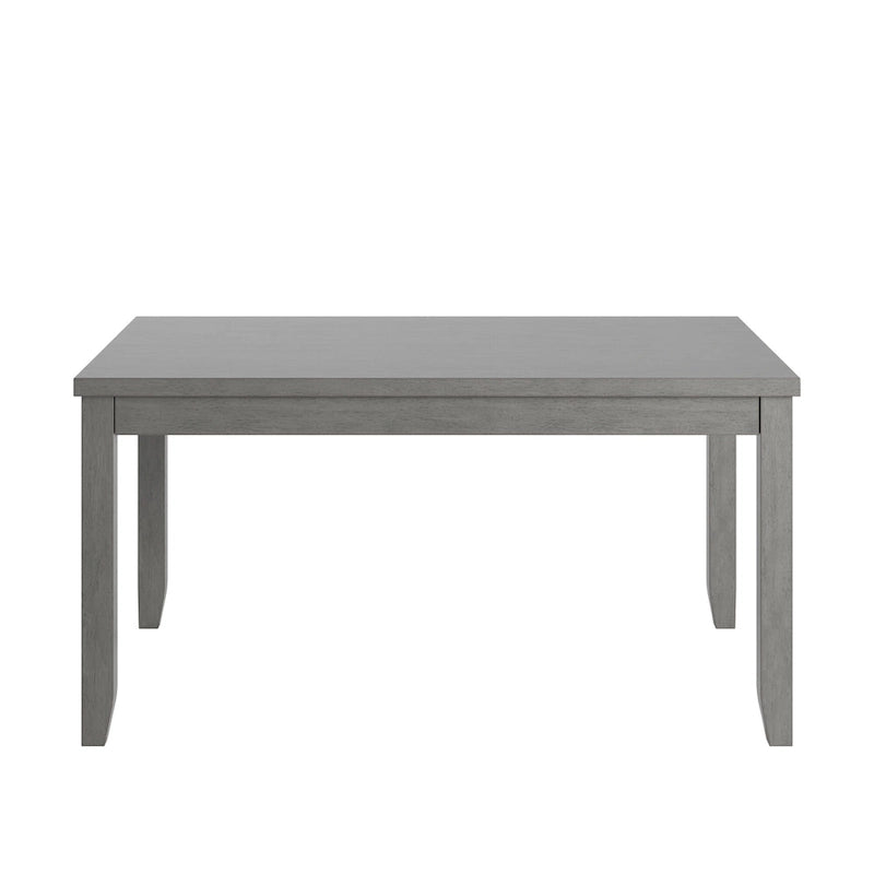 Solid Wood Rectangular Dining Table with Two Drawers