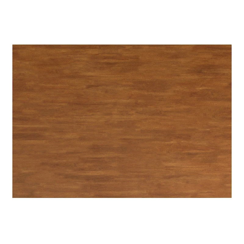 Solid Wood Rectangular Dining Table with Two Drawers