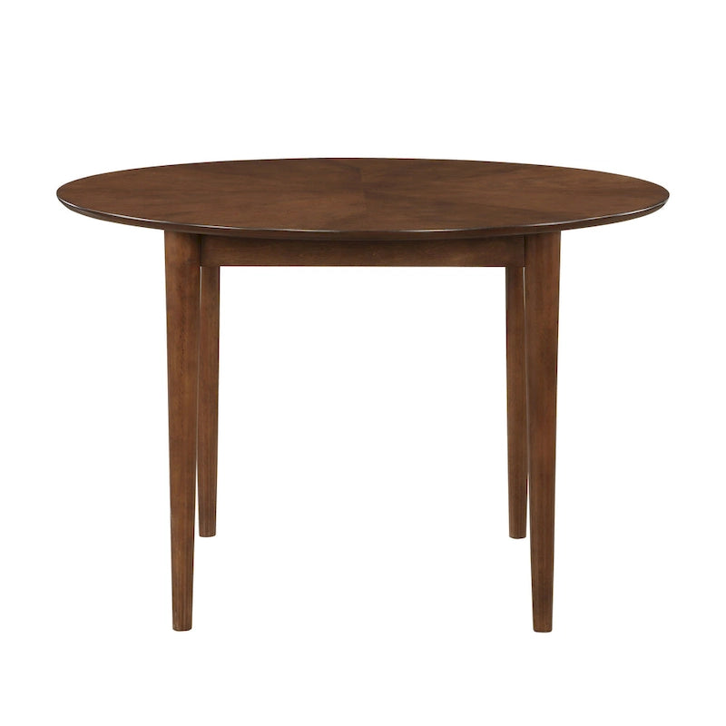 Walnut 47-Inch Round Dining Table