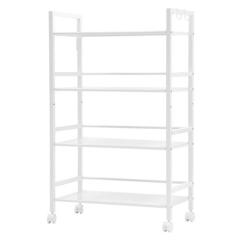 3 or 4-Tier Wheeled Steel Kitchen Cart