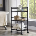 3 or 4-Tier Wheeled Steel Kitchen Cart