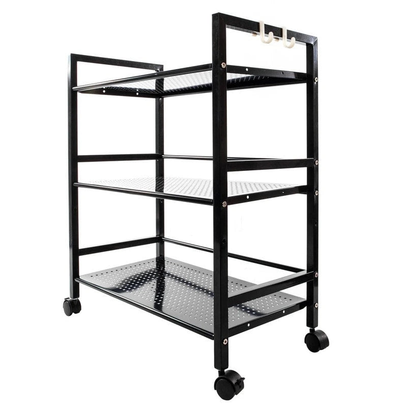 3 or 4-Tier Wheeled Steel Kitchen Cart