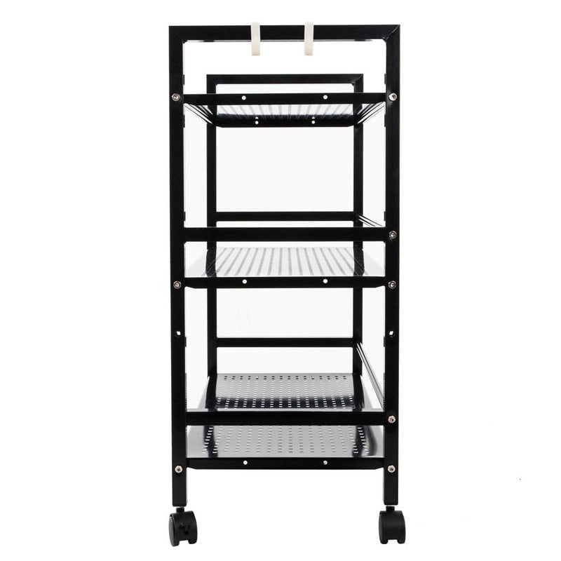 3 or 4-Tier Wheeled Steel Kitchen Cart