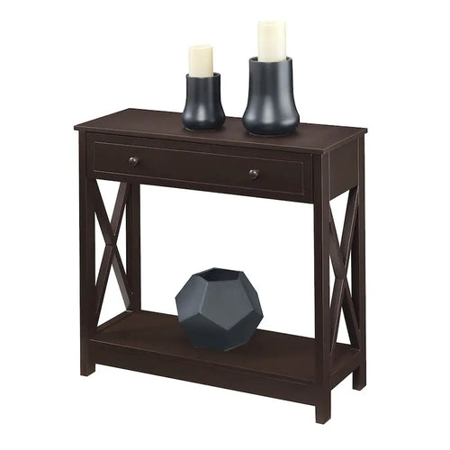 1-Drawer Entryway Hall Table with Shelf