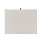 Arched Diamond 2-Drawer Gold Metal End Table