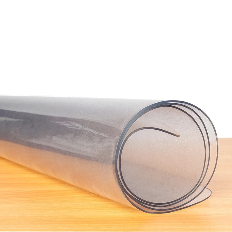 Matte PVC-Schutzmatte für Boden und Stuhl - transparent