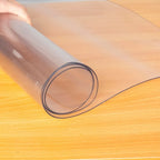 Matte PVC-Schutzmatte für Boden und Stuhl - transparent