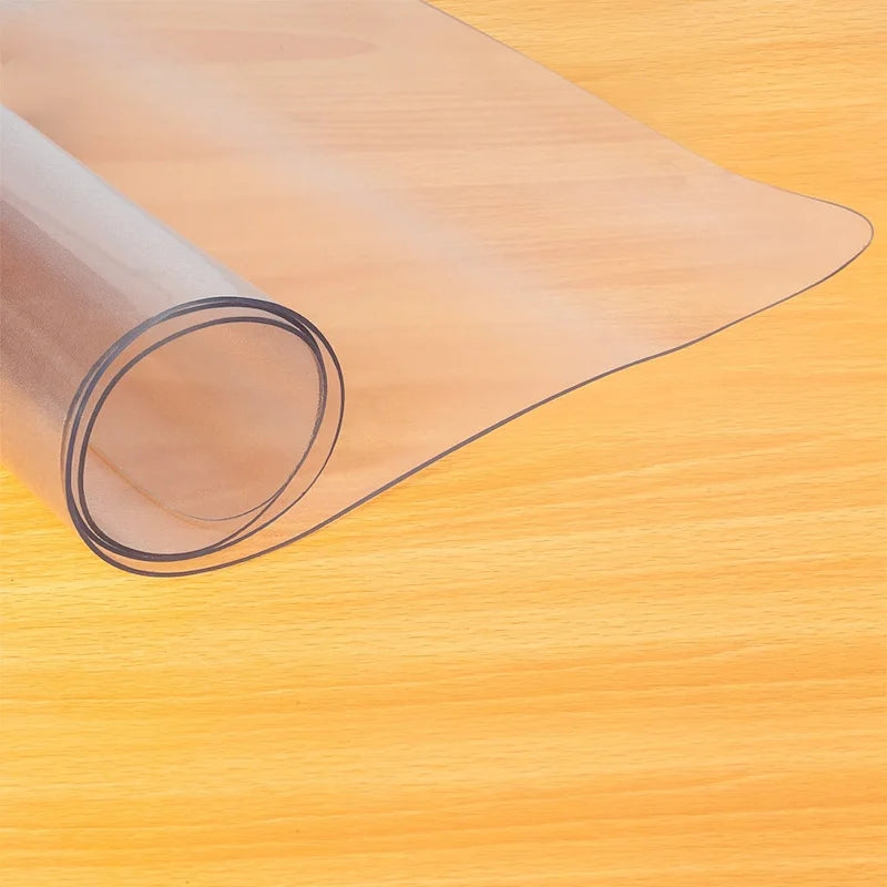 Matte PVC-Schutzmatte für Boden und Stuhl - transparent