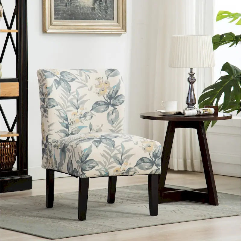 Armless Contemporary Accent Chair