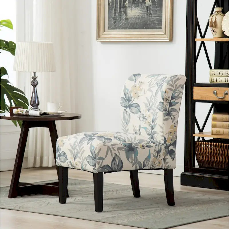 Armless Contemporary Accent Chair