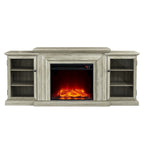 TV Stand with Electric Fireplace - Fits TVs up to 70 inches - 71W x 30H x 15.5D