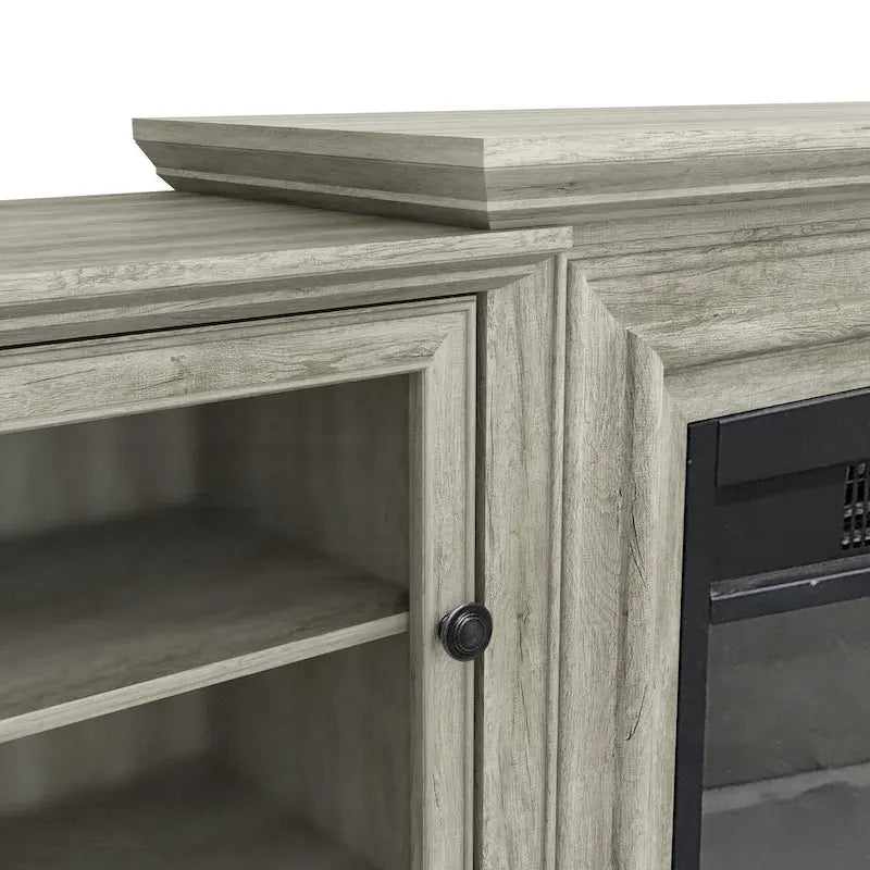 TV Stand with Electric Fireplace - Fits TVs up to 70 inches - 71W x 30H x 15.5D