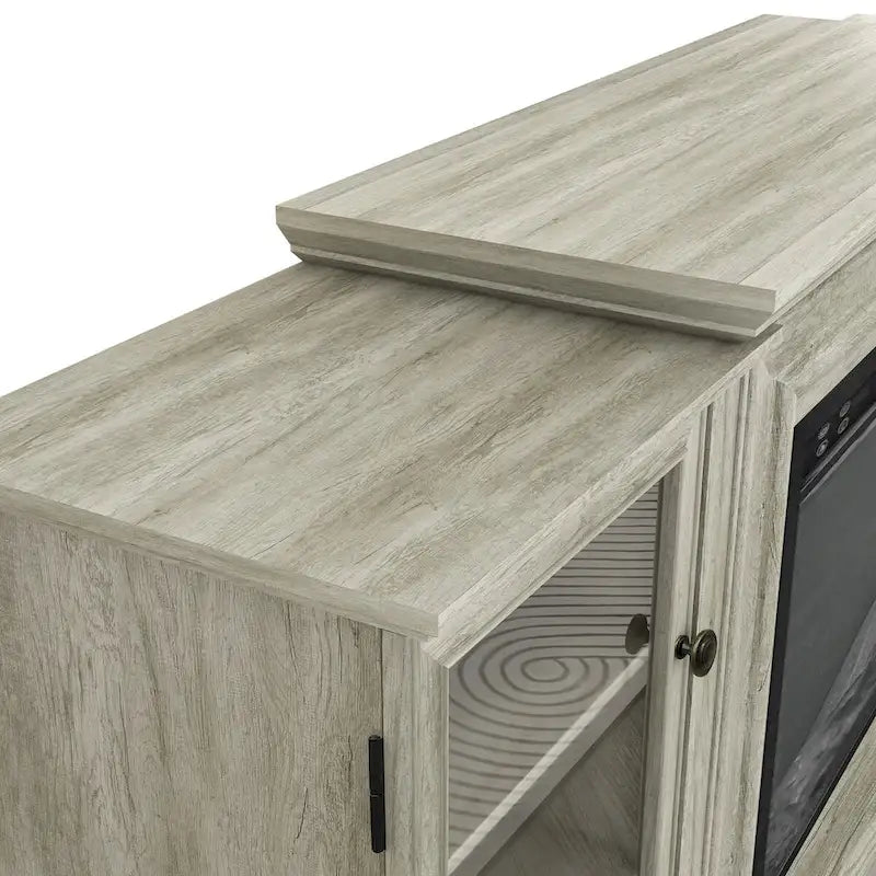 TV Stand with Electric Fireplace - Fits TVs up to 70 inches - 71W x 30H x 15.5D