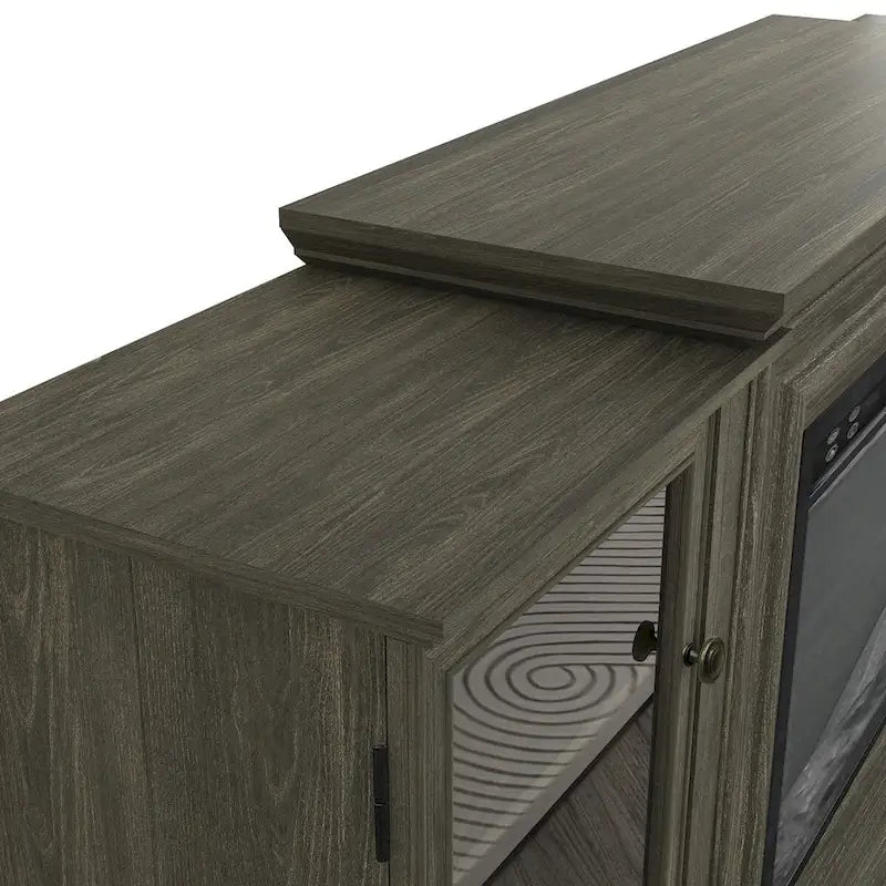 TV Stand with Electric Fireplace - Fits TVs up to 70 inches - 71W x 30H x 15.5D