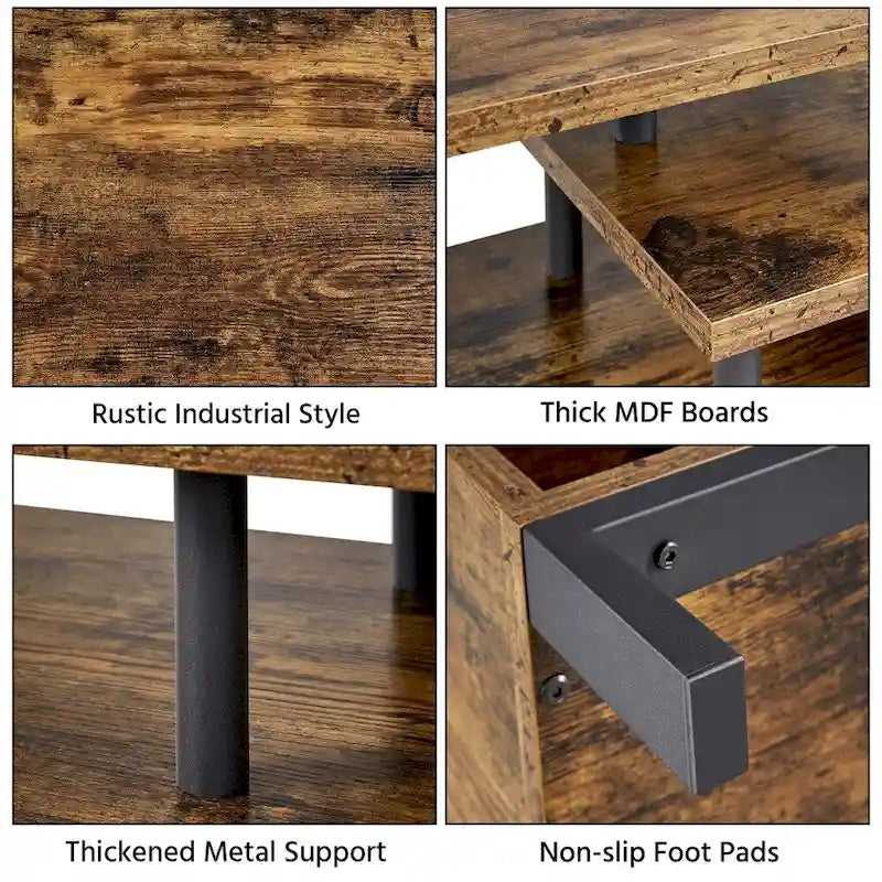 Wooden Small Space TV Stand for Living Room