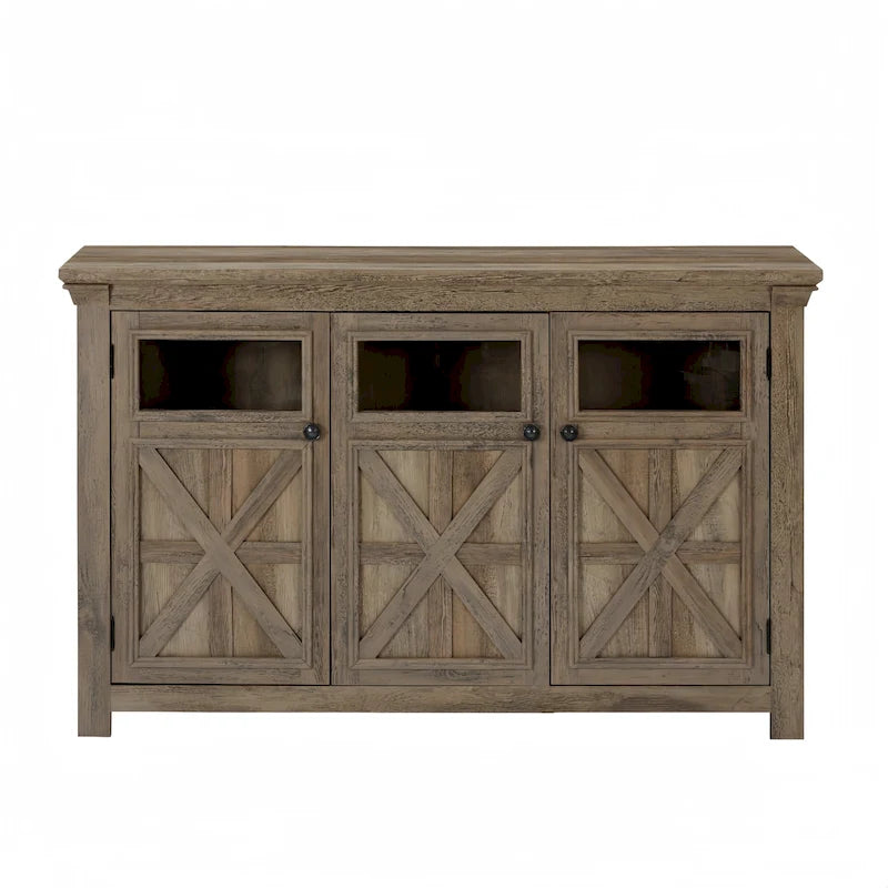 53-inch Farmhouse Buffet Cabinet with Adjustable Shelves