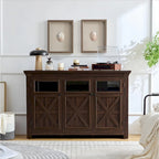 53 Bar Wine Bar Storage Cabinet Adjustable Shelves Buffet/Sideboard