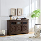 53-inch Farmhouse Buffet Cabinet with Adjustable Shelves