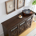 53-inch Farmhouse Buffet Cabinet with Adjustable Shelves