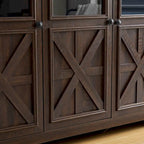 53-inch Farmhouse Buffet Cabinet with Adjustable Shelves