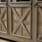 53-inch Farmhouse Buffet Cabinet with Adjustable Shelves